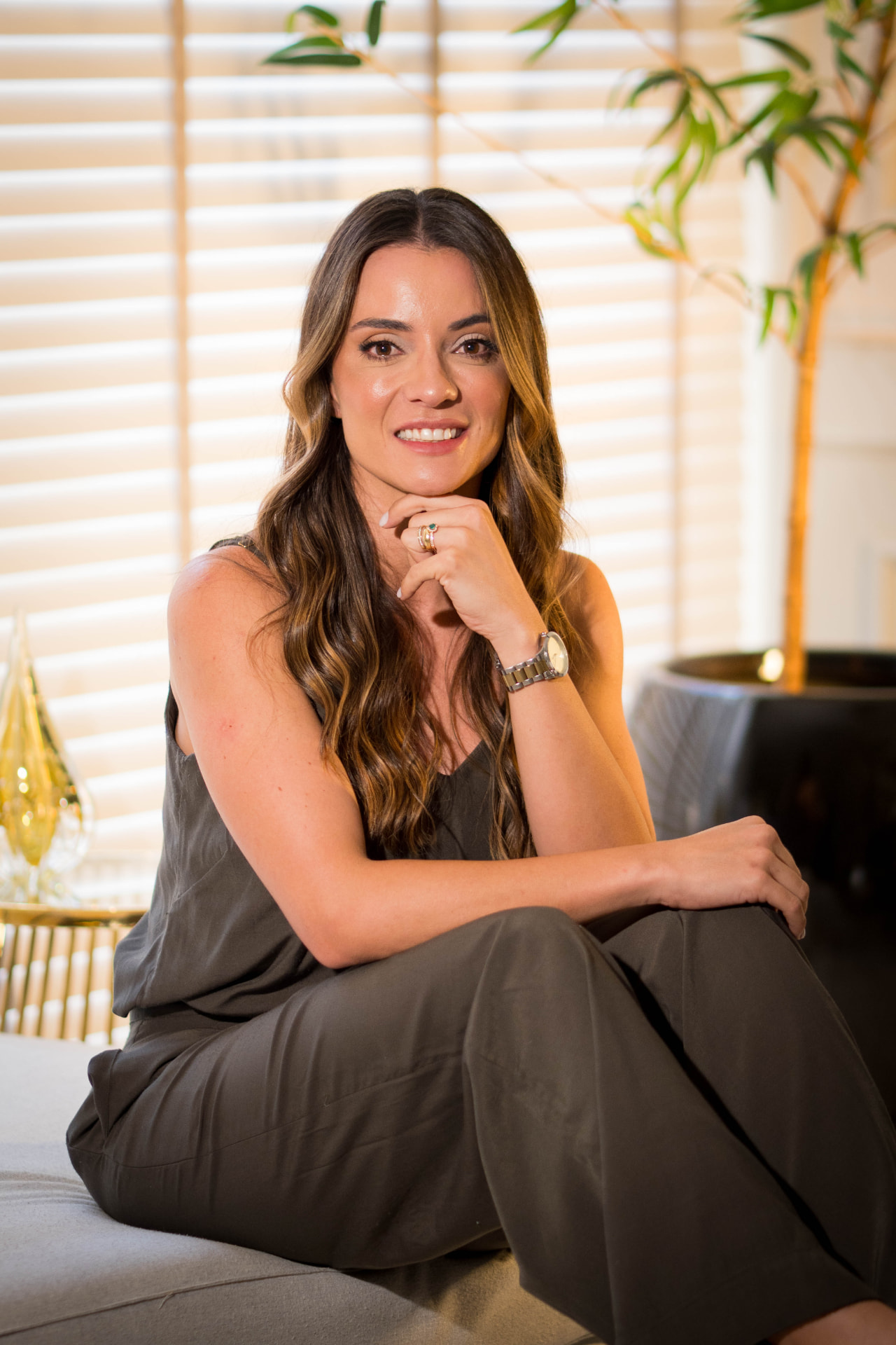 Luana Bermejo, nutricionista, em seu consultório
